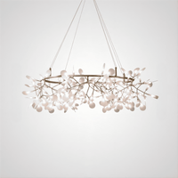 LEAVES LUX Ring Chandelier by Lampadom - ambient shot