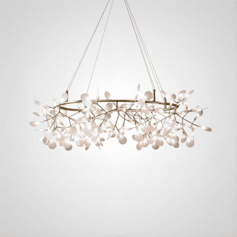 LEAVES LUX Ring Chandelier by Lampadom - view 16