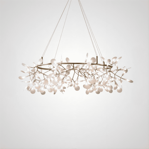 LEAVES LUX Ring Chandelier by Lampadom