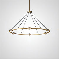 AVANT Ring Chandelier by Lampadom - close-up