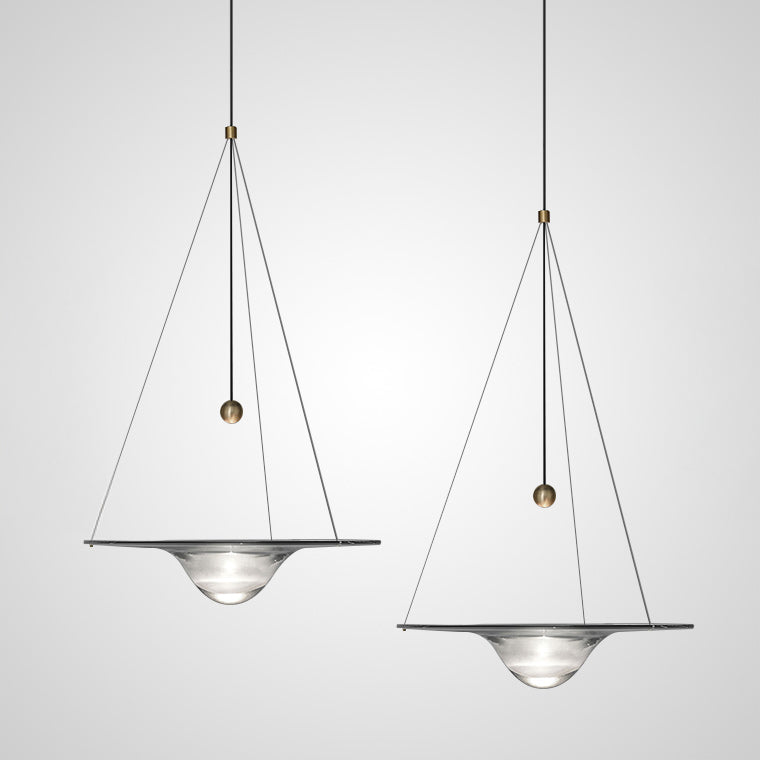 CLEPSYDRA Pendant by Lampadom - side view