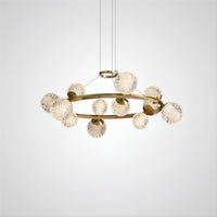 BASTINE Ring Chandelier by Lampadom - close-up