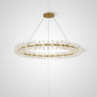 BEATRIX Ring Chandelier by Lampadom - angle view