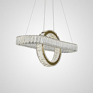 BELLA B Linear Chandelier by Lampadom