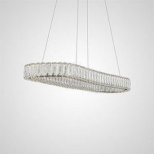 BELLA Linear Chandelier by Lampadom