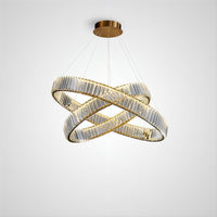 BERTOLDA Ring Chandelier by Lampadom - side view