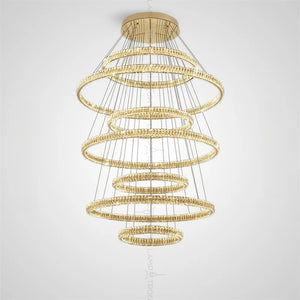 BERTOLDA B COMBO Ring Chandelier by Lampadom