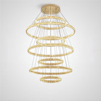 BERTOLDA B COMBO Ring Chandelier by Lampadom - close-up