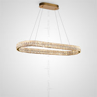 BERTOLDA B Linear Chandelier by Lampadom - view 2