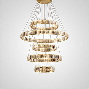 BERTOLDA COMBO Ring Chandelier by Lampadom