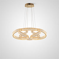 BERTOLDA COMBO Ring Chandelier by Lampadom - scale reference