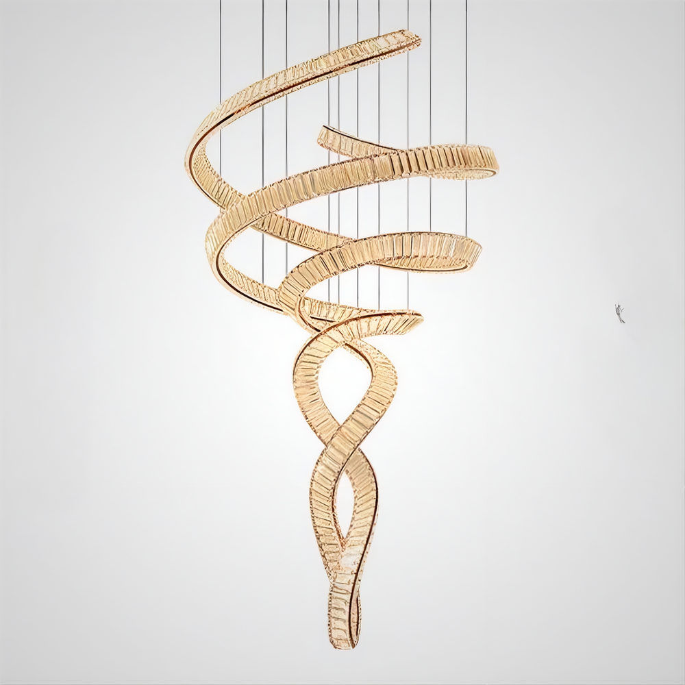 BERTOLDA SPIRAL Chandelier by Lampadom - view 19