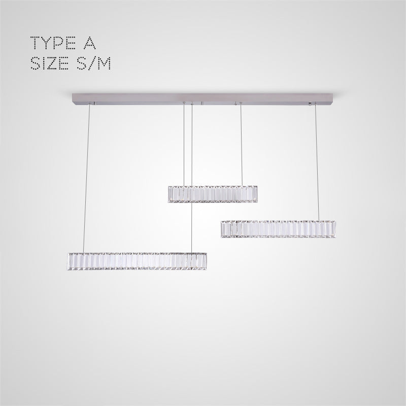 BERTOLDA TRIO Linear Chandelier