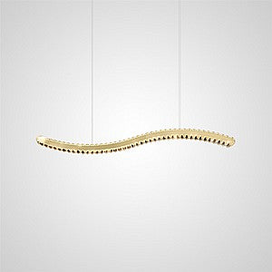 BERTOLDA W Linear Chandelier by Lampadom