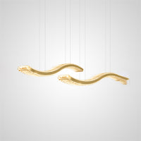 BERTOLDA W DUO Linear Chandelier by Lampadom - view 26
