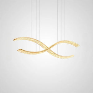 BERTOLDA X Linear Chandelier by Lampadom