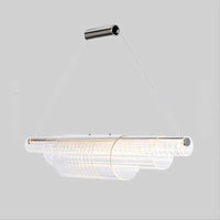 BIELLA Linear Chandelier by Lampadom - side view