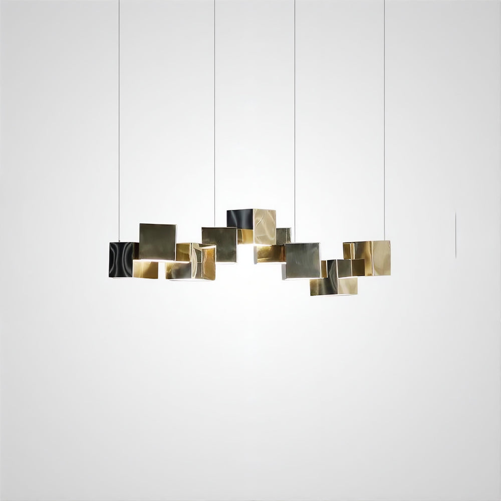 BLITZ Linear Chandelier by Lampadom - scale reference