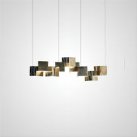 BLITZ Linear Chandelier by Lampadom - scale reference