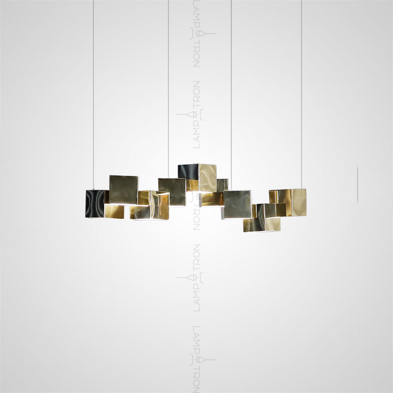 BLITZ Linear Chandelier by Lampadom - side view