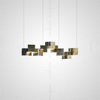 BLITZ Linear Chandelier by Lampadom - side view