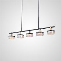 BRAMER Linear Chandelier by Lampadom - angle view