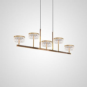 CAFÉ Linear Chandelier by Lampadom