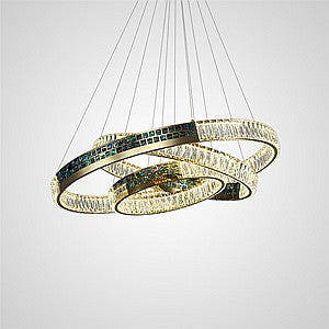 CANTATA X Ring Chandelier by Lampadom
