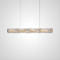 CARE Linear Chandelier by Lampadom - scale reference