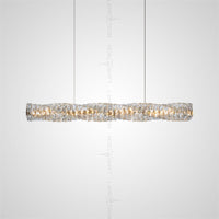 CARE Linear Chandelier by Lampadom - ambient shot