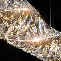 CARE Linear Chandelier by Lampadom - close-up