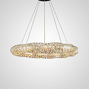 CARE RING Ring Chandelier by Lampadom