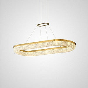 CARMEN Linear Chandelier by Lampadom