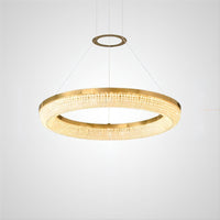 CARMEN ONE Ring Chandelier by Lampadom - close-up