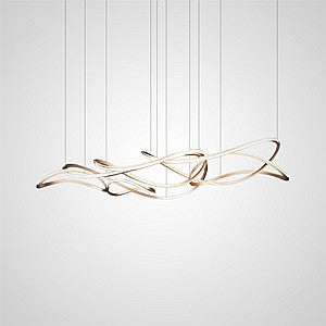 CARSTEN Linear Chandelier by Lampadom