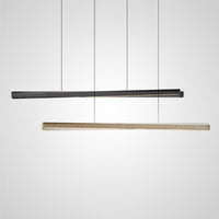 CHIFFA SKEW Linear Chandelier by Lampadom - view 15