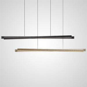 CHIFFA SKEW Linear Chandelier by Lampadom