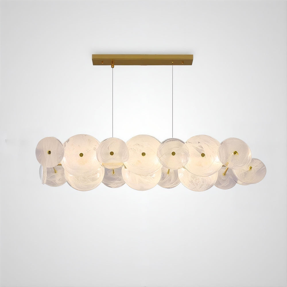 CLARA L WHITE Linear Chandelier