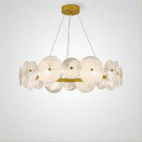 CLARA WHITE Ring Chandelier by Lampadom - view 12