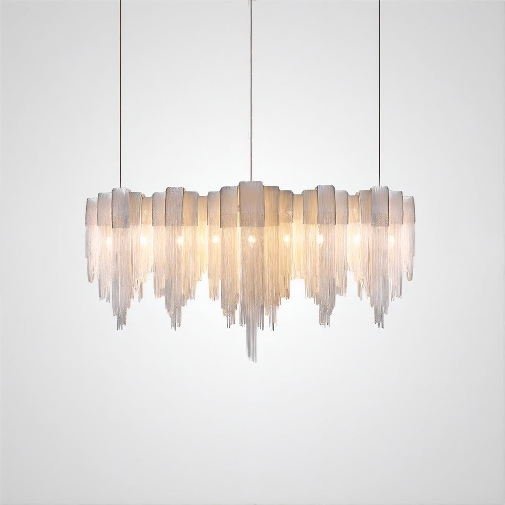 CONCORDIA Linear Chandelier by Lampadom - ambient shot