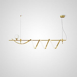 COURT Linear Chandelier by Lampadom