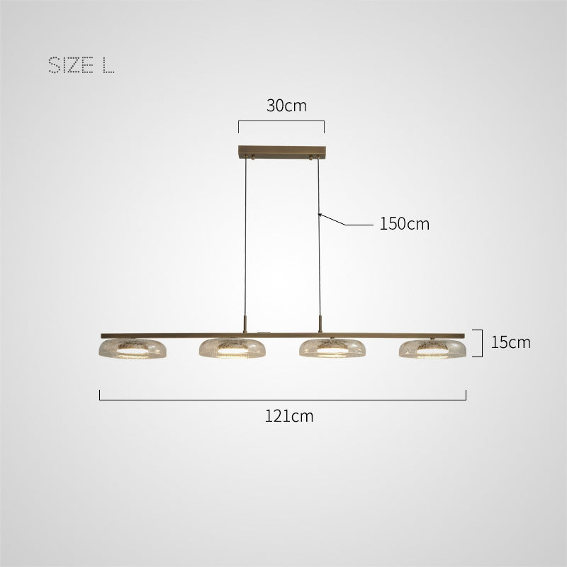 CRISPIN L Linear Chandelier