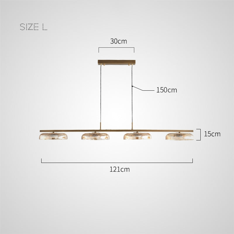 CRISPIN L Linear Chandelier