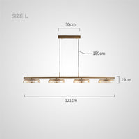 CRISPIN L Linear Chandelier