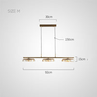 CRISPIN L Linear Chandelier