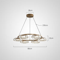 CRISPIN R Ring Chandelier by Lampadom - ambient shot