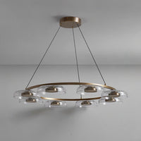 CRISPIN R Ring Chandelier by Lampadom - detail view