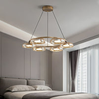 CRISPIN R Ring Chandelier by Lampadom - close-up