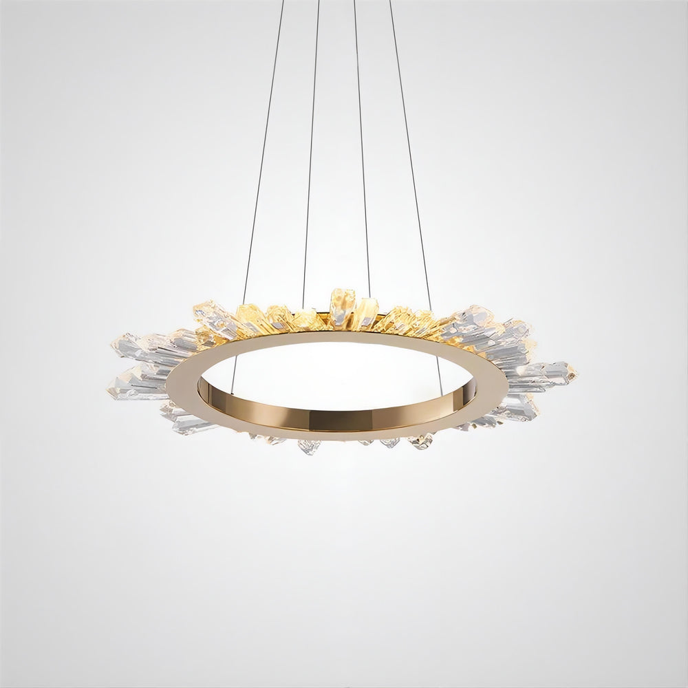 CRISSY Ring Chandelier by Lampadom - close-up
