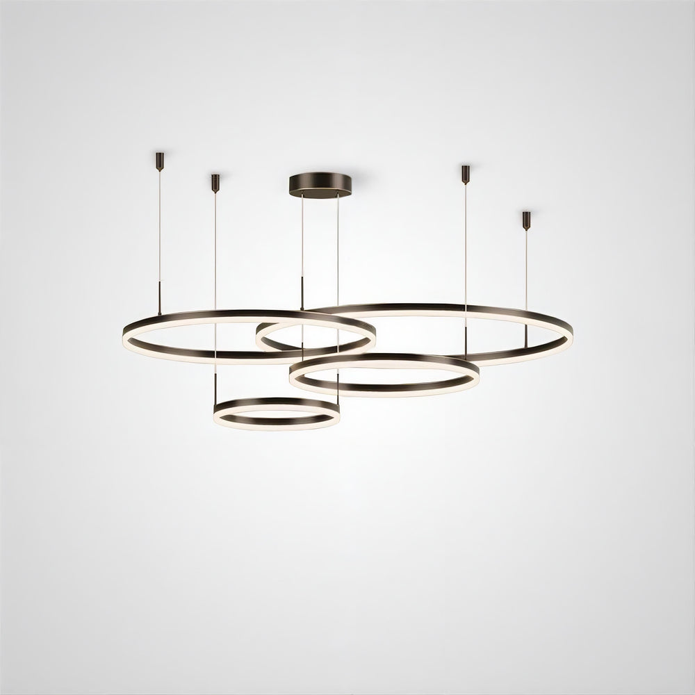 CRUISE BLACK LUX Ring Chandelier by Lampadom - view 19